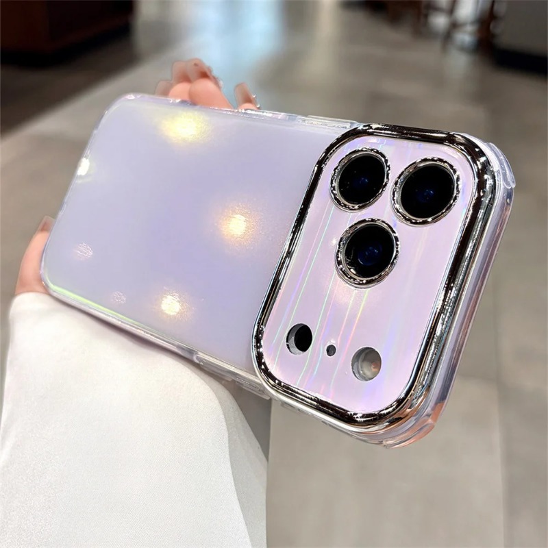 Casing Ponsel Berkilau dengan  - Camera Lens Protector ulasan dan harga