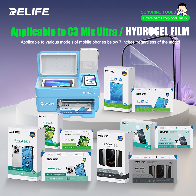 RELIFE GF-1M GF-5MS HD TPH Hid - Screen Protector Cutter ulasan dan harga