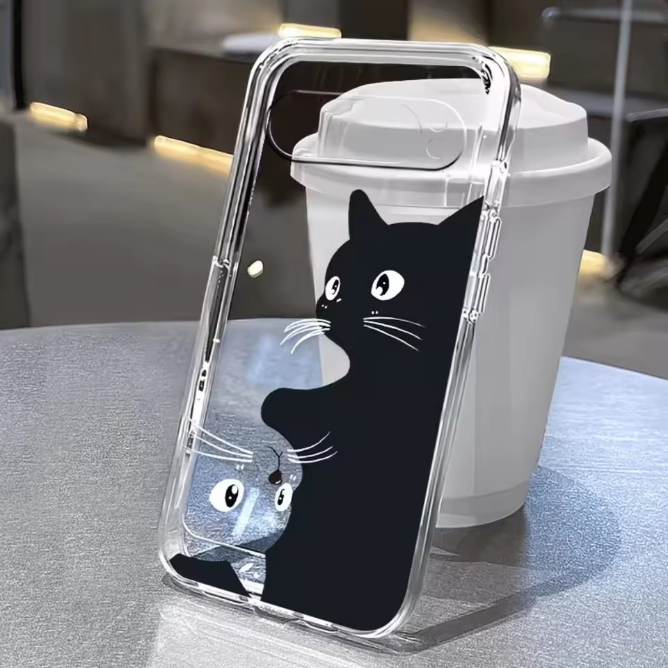Casing Transparan Motif Kucing - Google Pixel 9 Pro ulasan dan harga