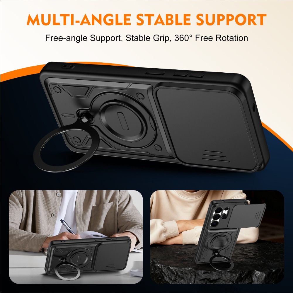 360 ° Casing dengan Dudukan Ma - Camera Lens Protector ulasan dan harga